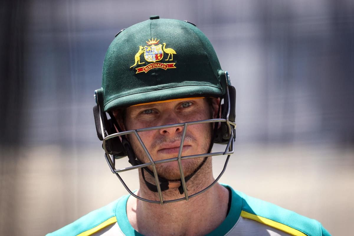 Australia's batsman Steve Smith. Credit: AFP photo. 