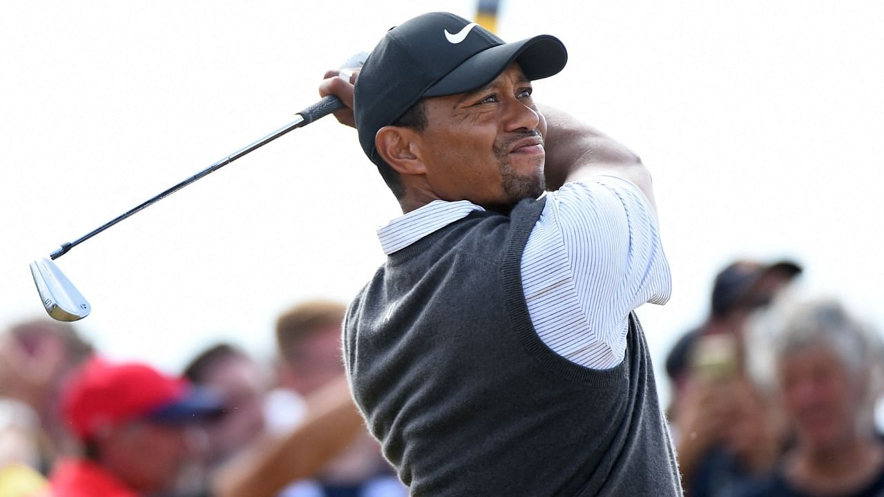 US golfer Tiger Woods. Credit: AFP File Photo