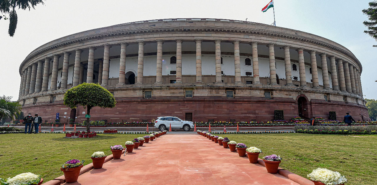 Parliament building in Delhi. Credit: PTI File Photo