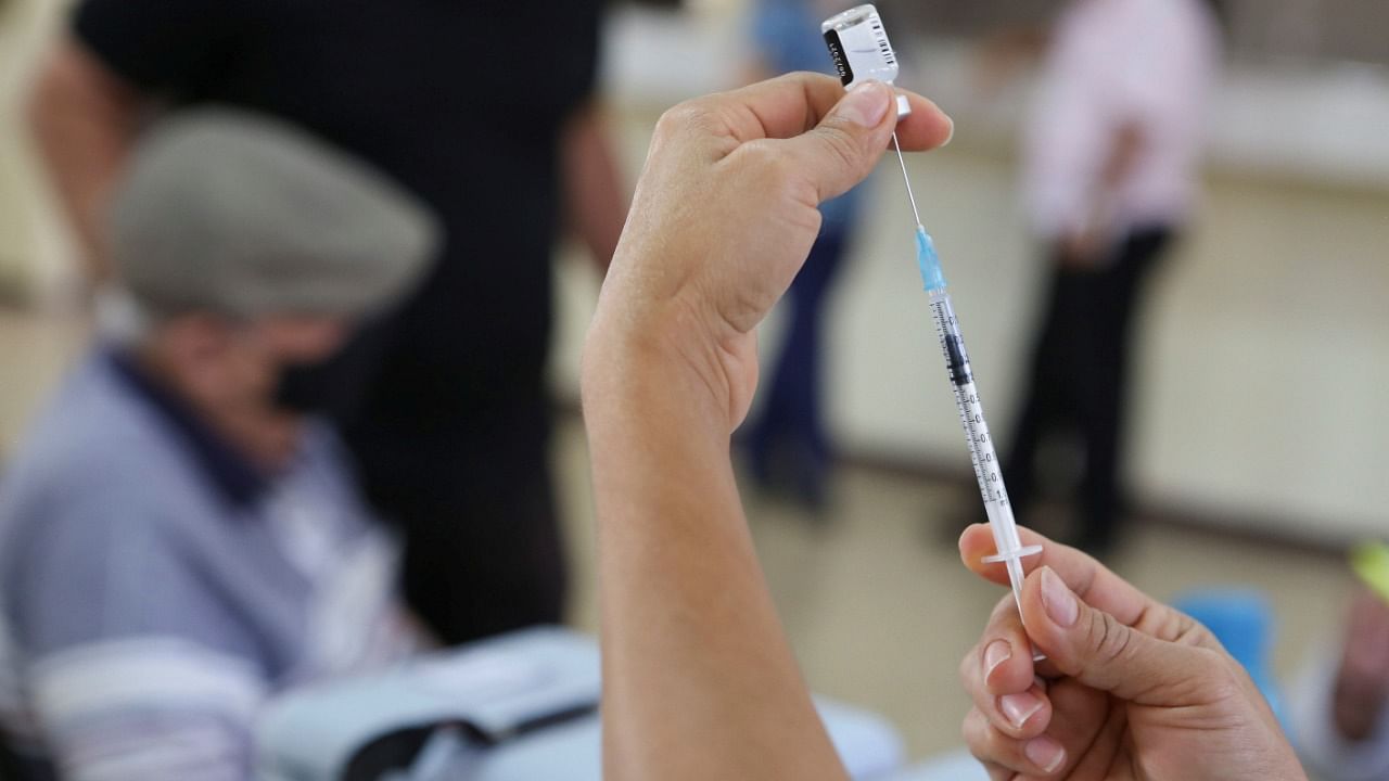 The first big real-world study of the Pfizer/BioNTech vaccine to be independently reviewed shows the shot is highly effective at preventing Covid-19. Representative Image. Credit: Reuters Photo