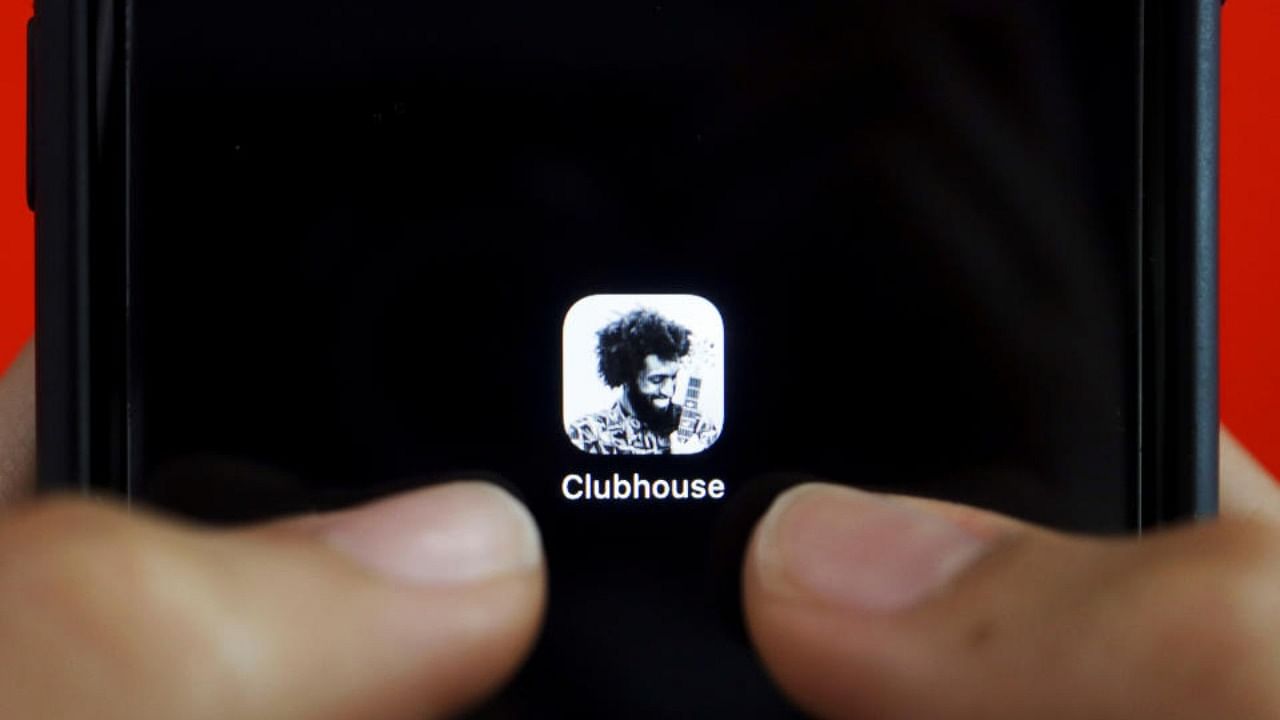 The social audio app Clubhouse is seen on a mobile phone in this illustration picture. Credit: Reuters.