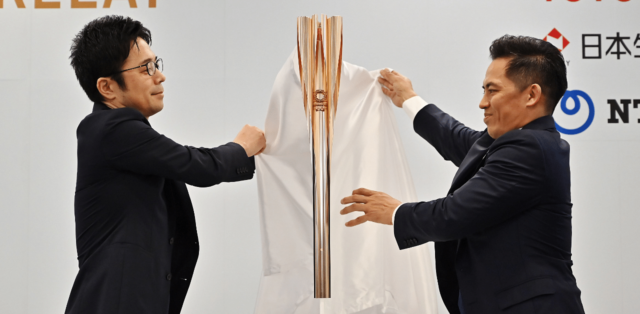 The Tokyo 2020 Olympic Games torch. Credit: AFP Photo