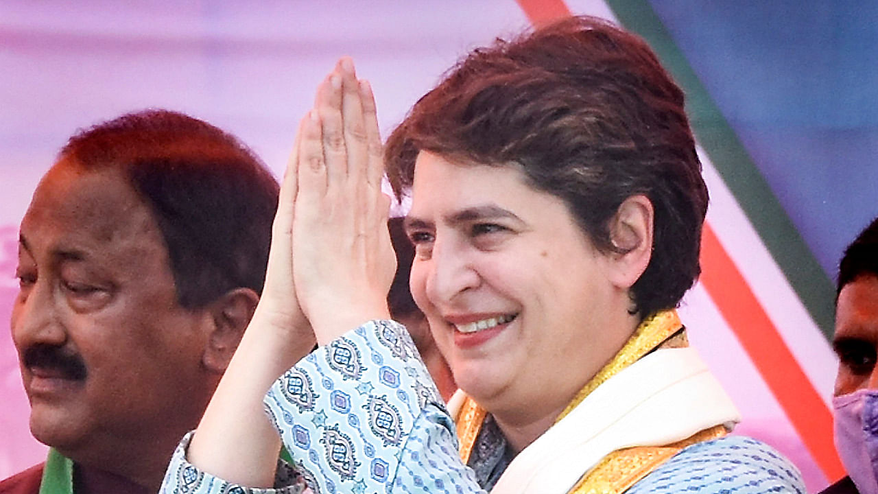 Congress leader Priyanka Gandhi Vadra. Credit: PTI Photo