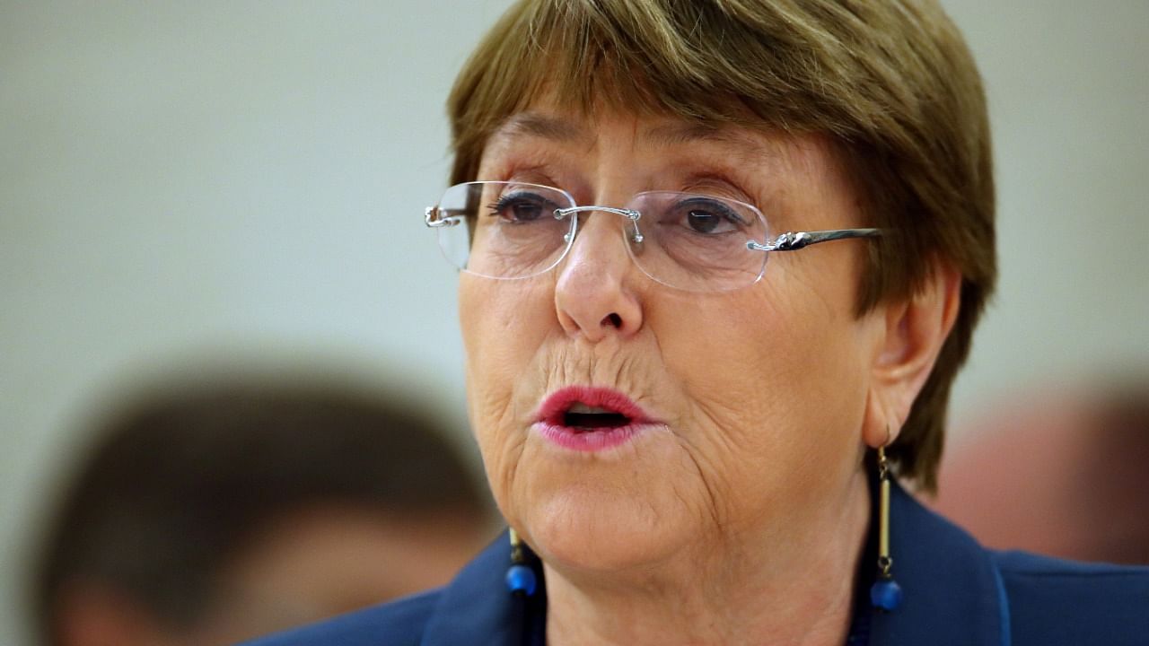 UN Human Rights Council boss Michelle Bachelet. Credit: Reuters File Photo