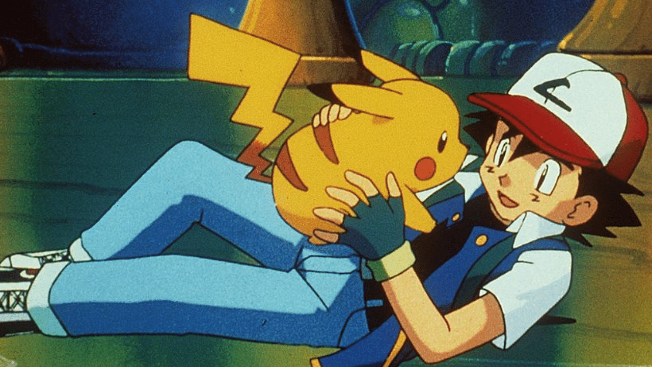  Pikachu And Ash In The Animated Movie "Pokemon:The First Movie." Credit: Getty Images