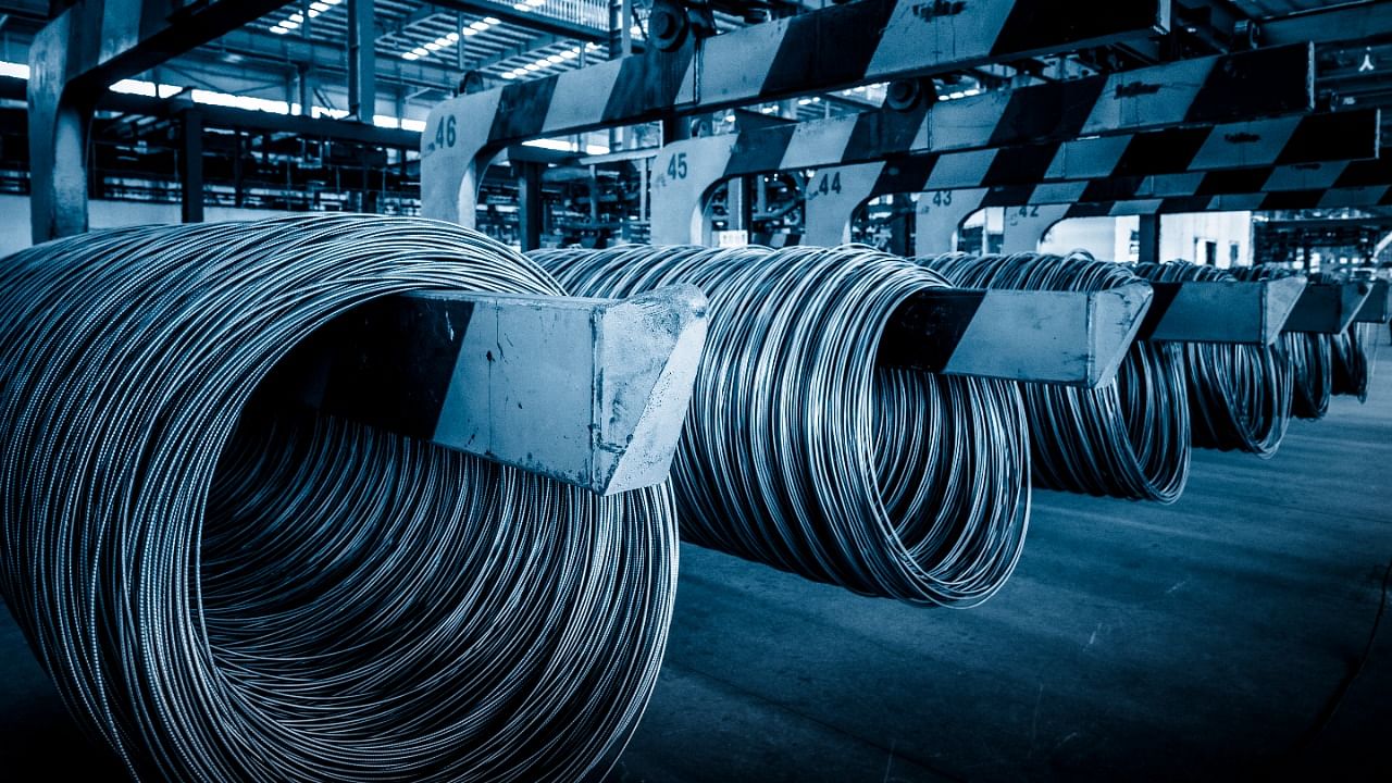 The output of steel in January grew by 2.7 per cent, 2.6 per cent. Representative image. Credit: iStock.