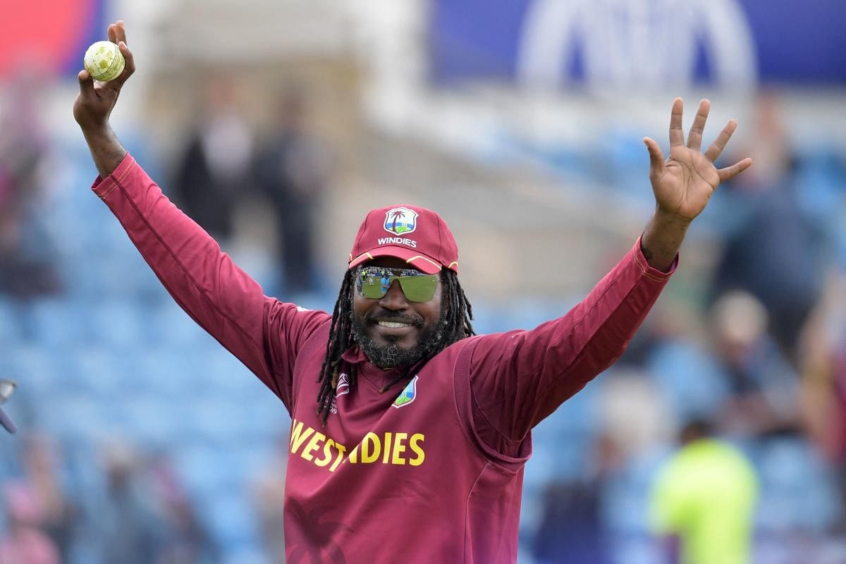 Chris Gayle. Credit: AFP photo. 