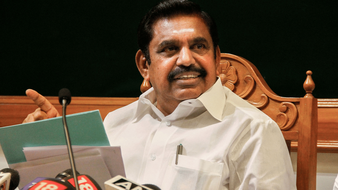 Tamil Nadu Chief Minister Edappadi K Palaniswami. Credit: PTI Photo