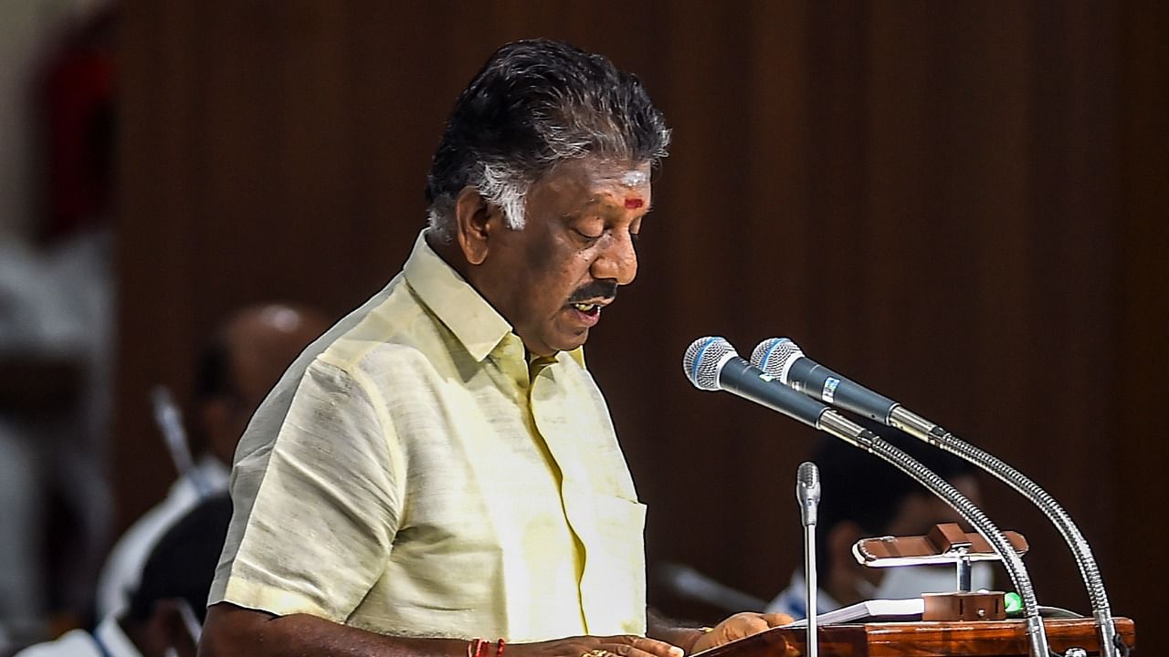Tamil Nadu Deputy CM O Panneerselvam. Credit: PTI File Photo