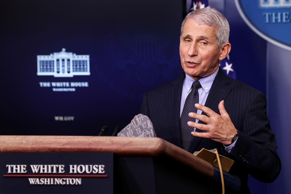 Dr. Anthony Fauci, director of the US National Institute of Allergy and Infectious Diseases. Credit: Reuters File Photo