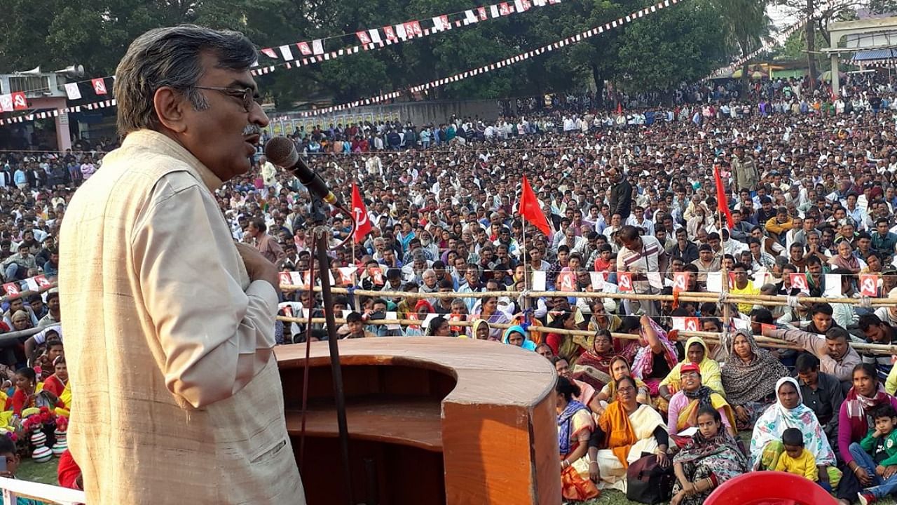 CPI(M) West Bengal Secretary Surya Kanta Das. Credit: Facebook/SurjyaKMishra