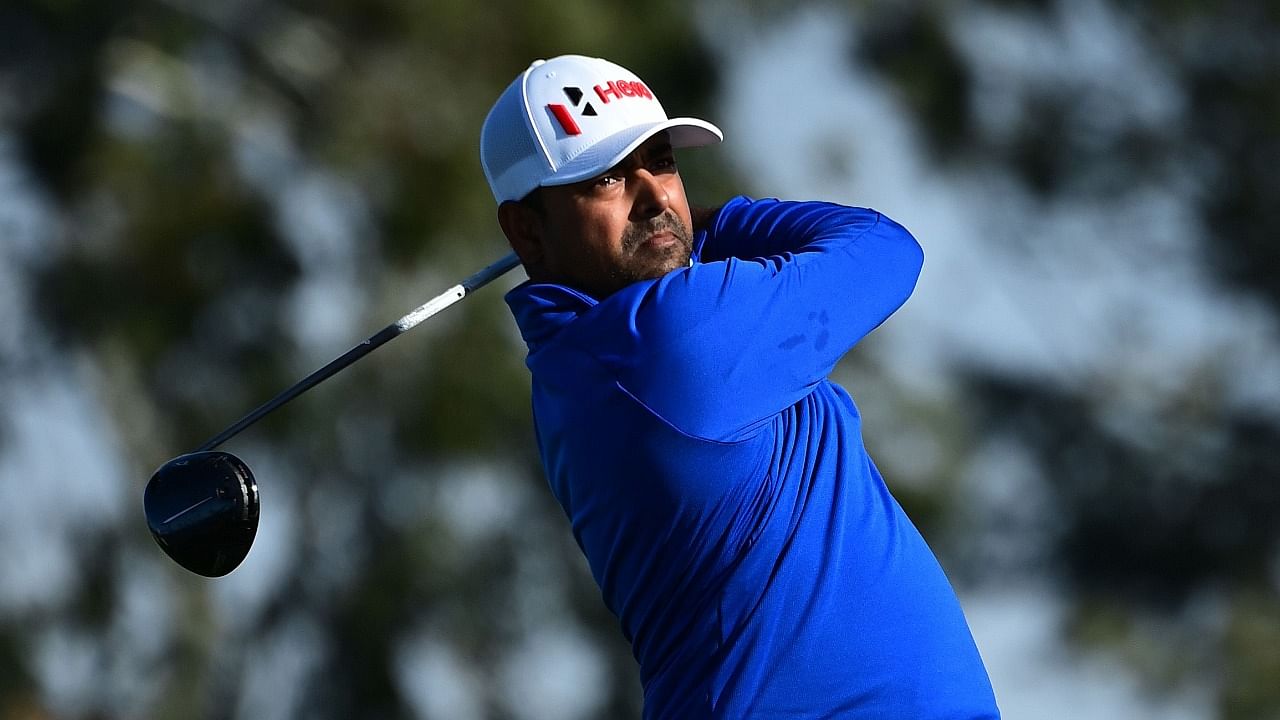 Indian golfer Anirban Lahiri. Credit: AFP File Photo