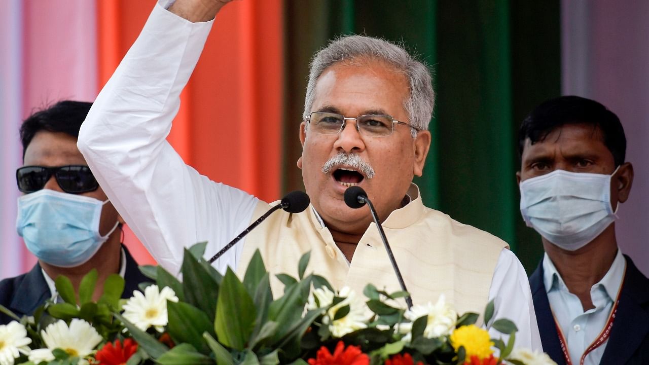 Chhattisgarh CM and Congress leader Bhupesh Baghel. Credit: PTI File Photo