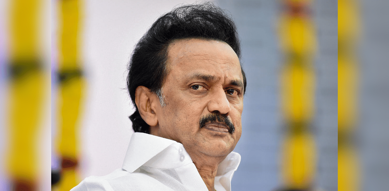 DMK president M K Stalin. Credit: PTI photo.