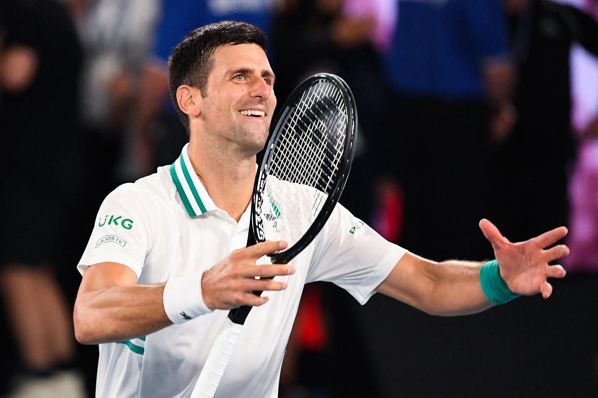 Novak Djokovic. Credit: AFP photo. 
