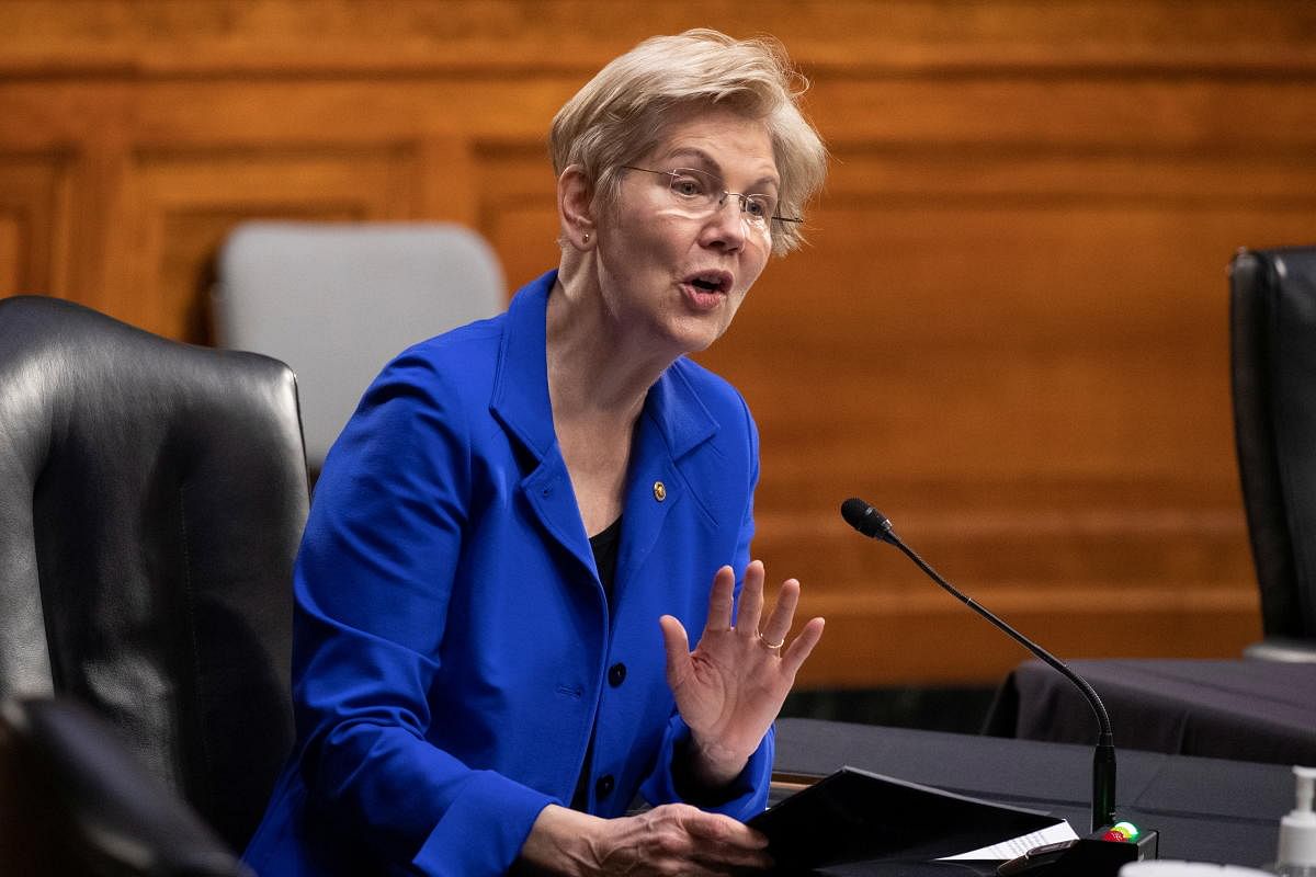 Democratic Senator from Massachusetts Elizabeth Warren. Credit: Reuters File Photo