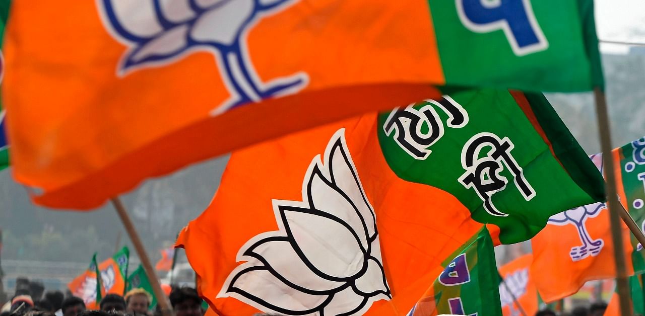 Two-time party MLA from Pandabeswar in Paschim Barddhaman district and former Asansol mayor, Jitendra Tiwari, joined the BJP on Tuesday. Credit: AFP Photo