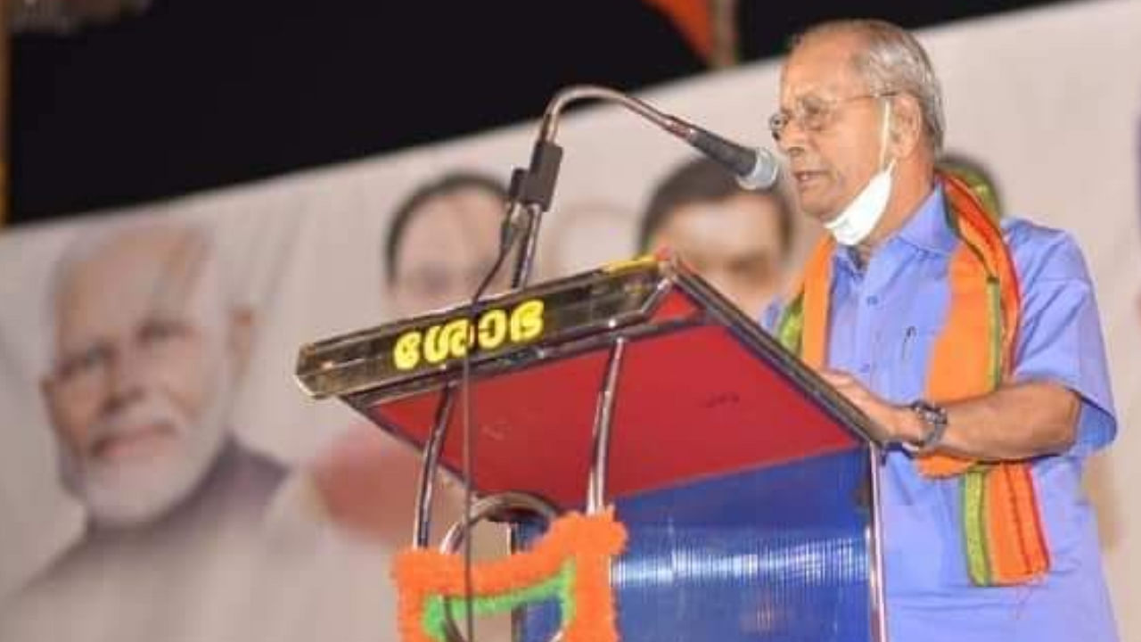 "I was part of RSS for seven years during my school and college days in my home district Palakkad," said 'Metro Man' E Sreedharan. Credit: Twitter File Photo/@shilpamdas