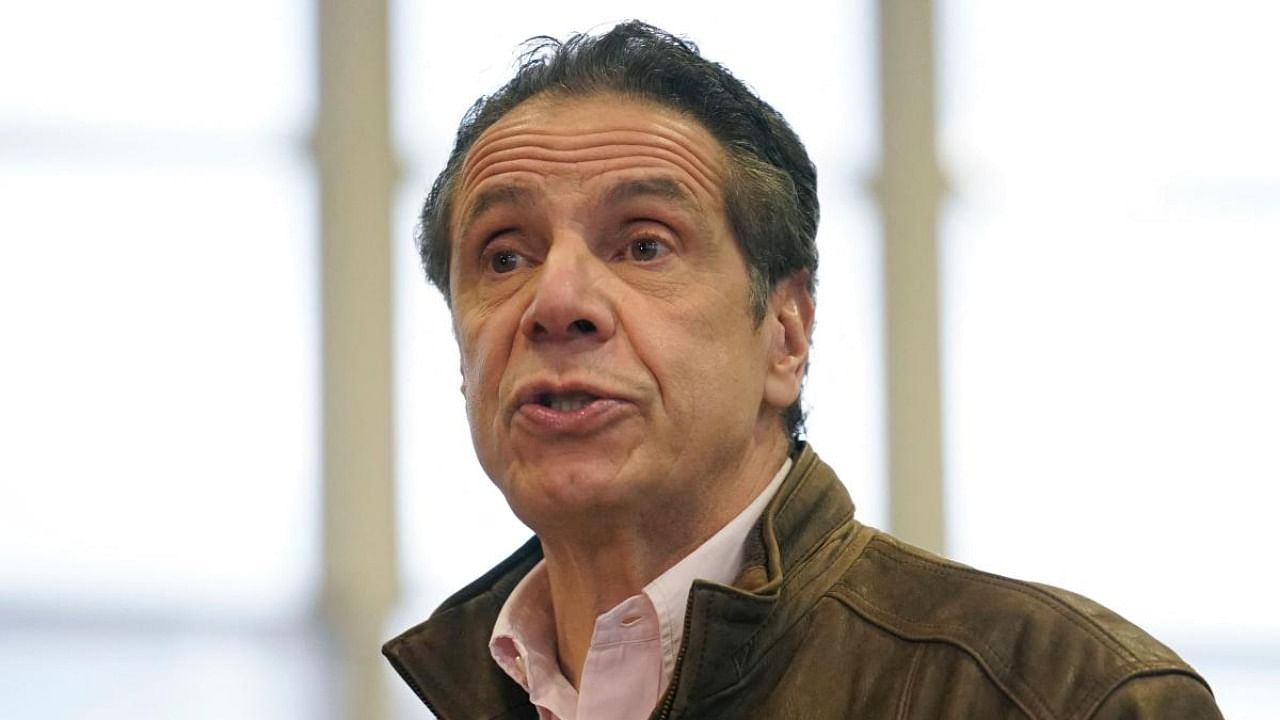 Cuomo had avoided public appearances for days as some fellow Democrats call for him to resign. Credit: AFP file photo.