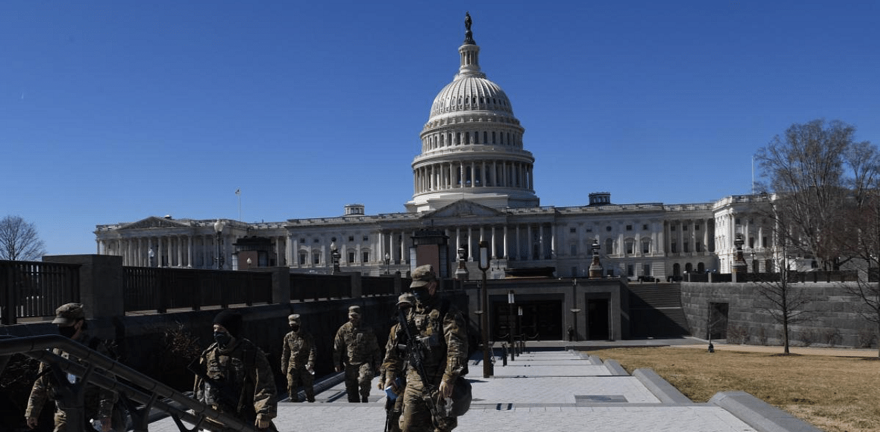 Police said they have bolstered security in Washington after intelligence uncovered a "possible plot to breach the Capitol." Credit: AFP Phtoto 