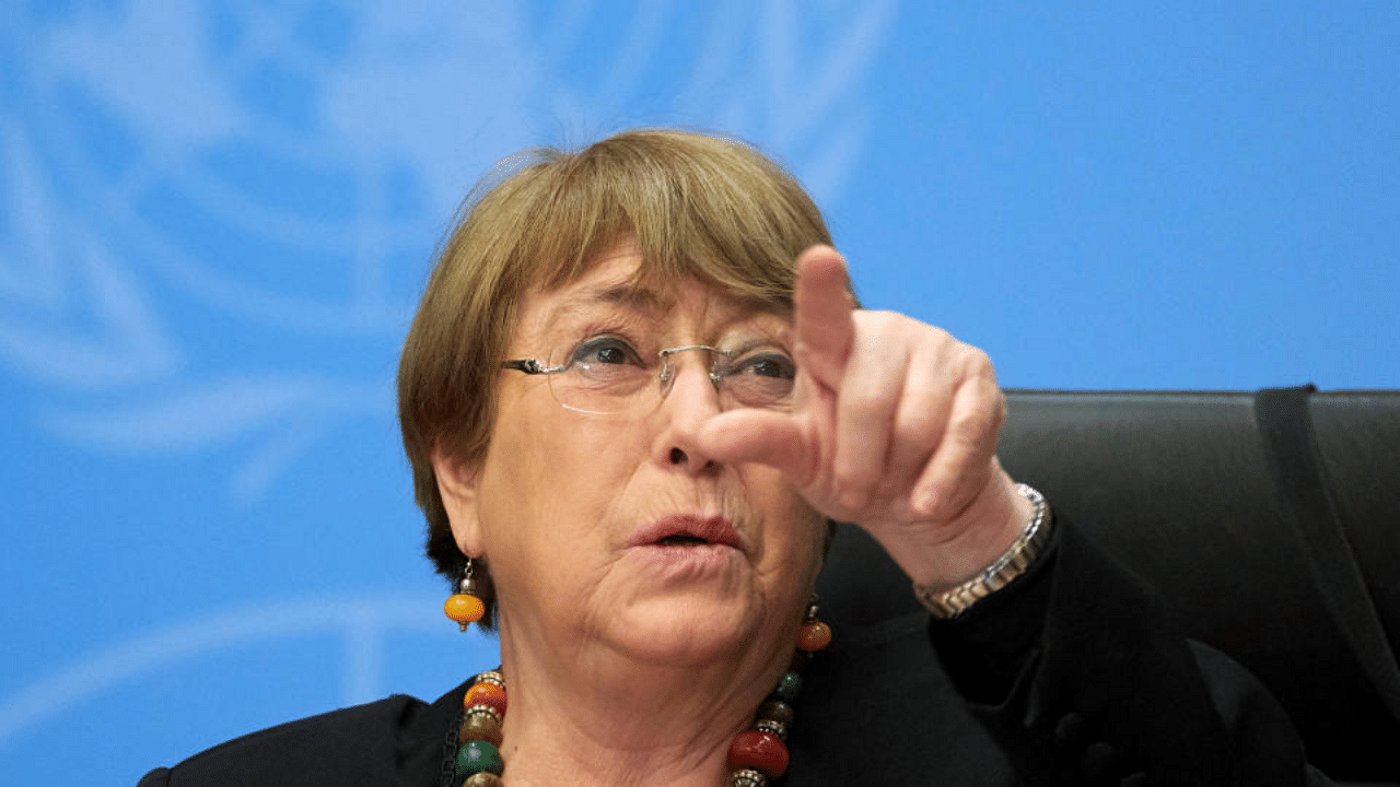 UN High Commissioner for Human Rights Michelle Bachelet. Credit: Reuters File Photo