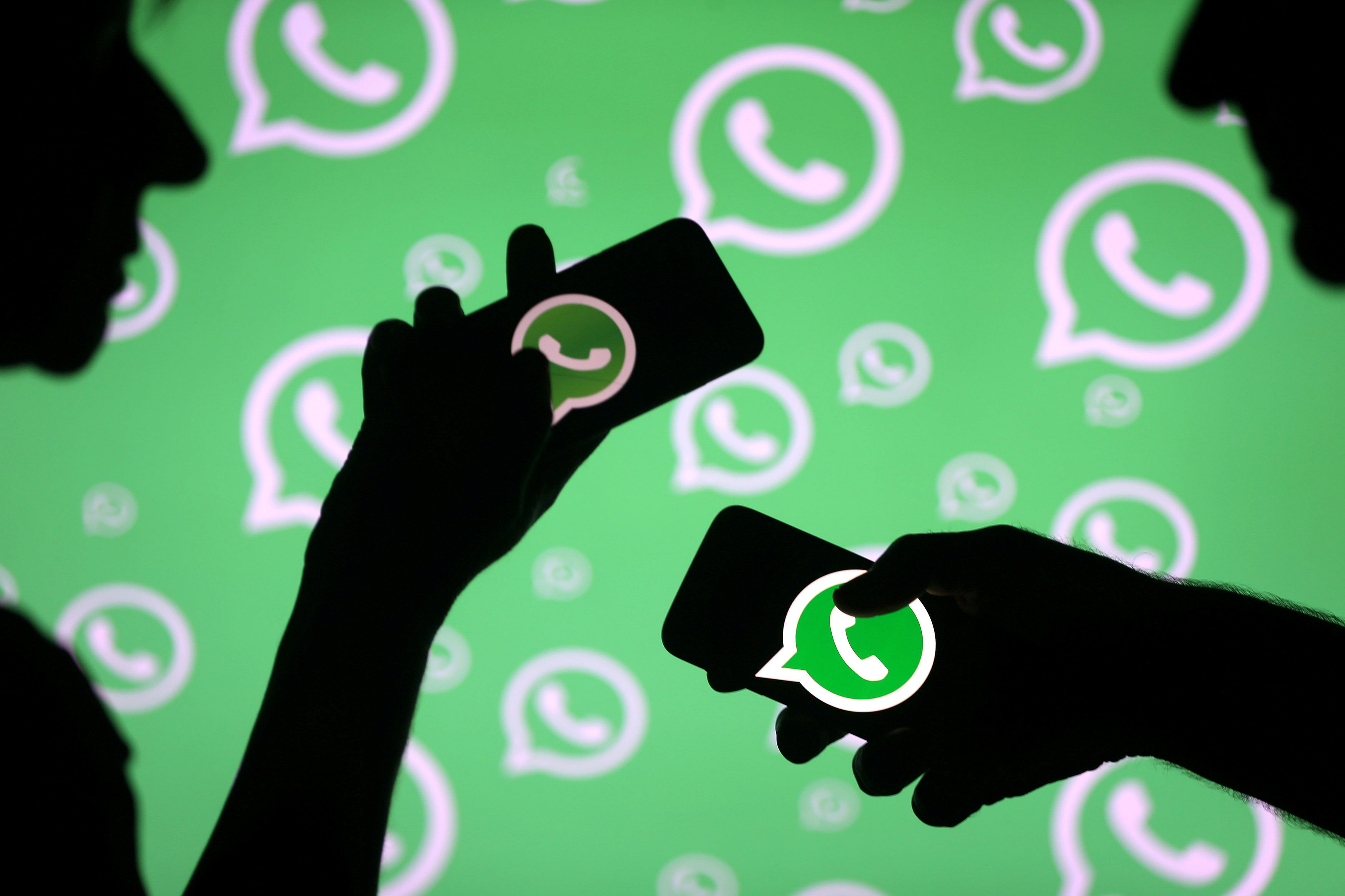 WhatsApp logo. Credit: Reuters File Photo