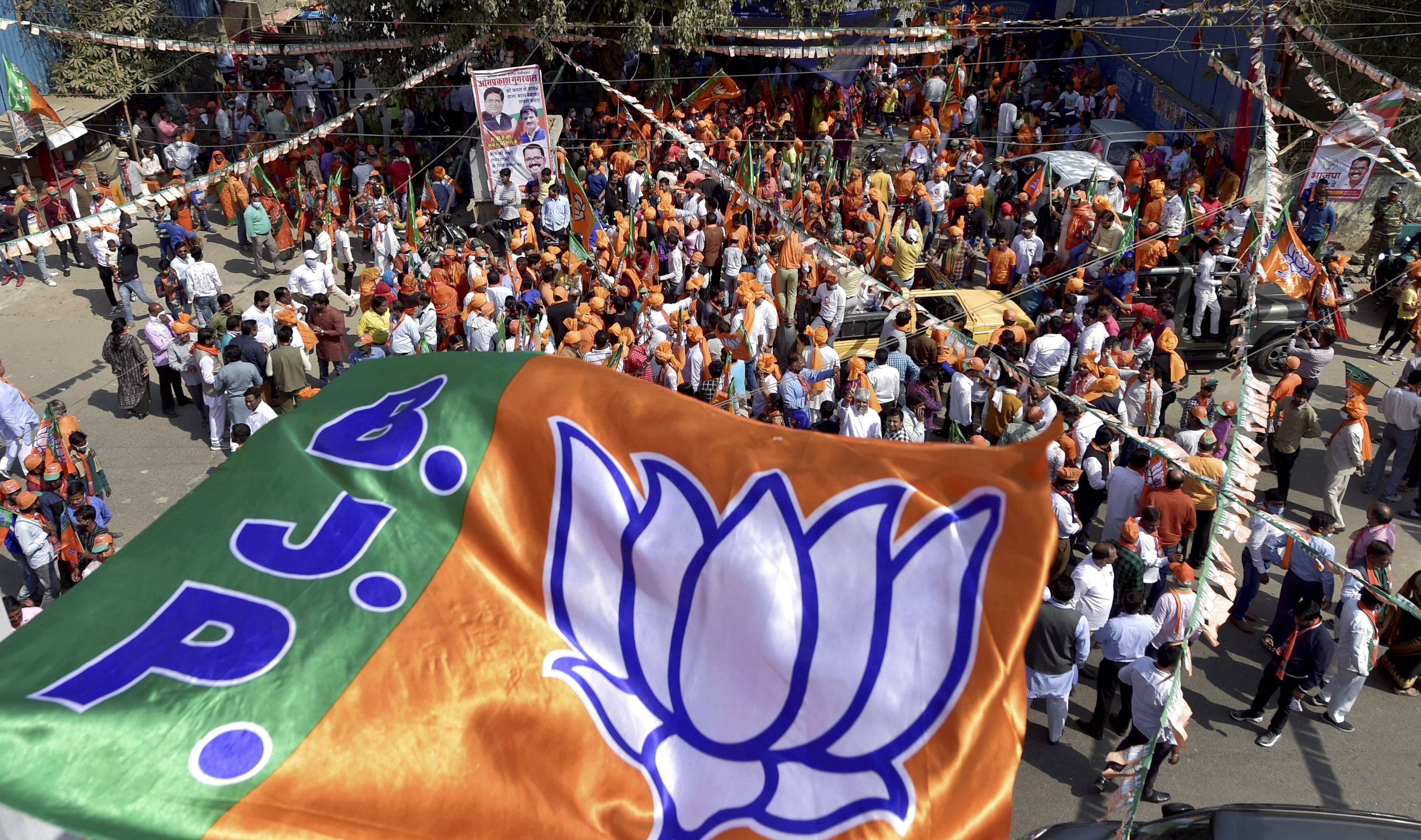 The Delhi BJP chief urged the party's state unit to work towards having an 'effective booth management' and a 'strong mandal' with dedicated workers. Credit: PTI Photo