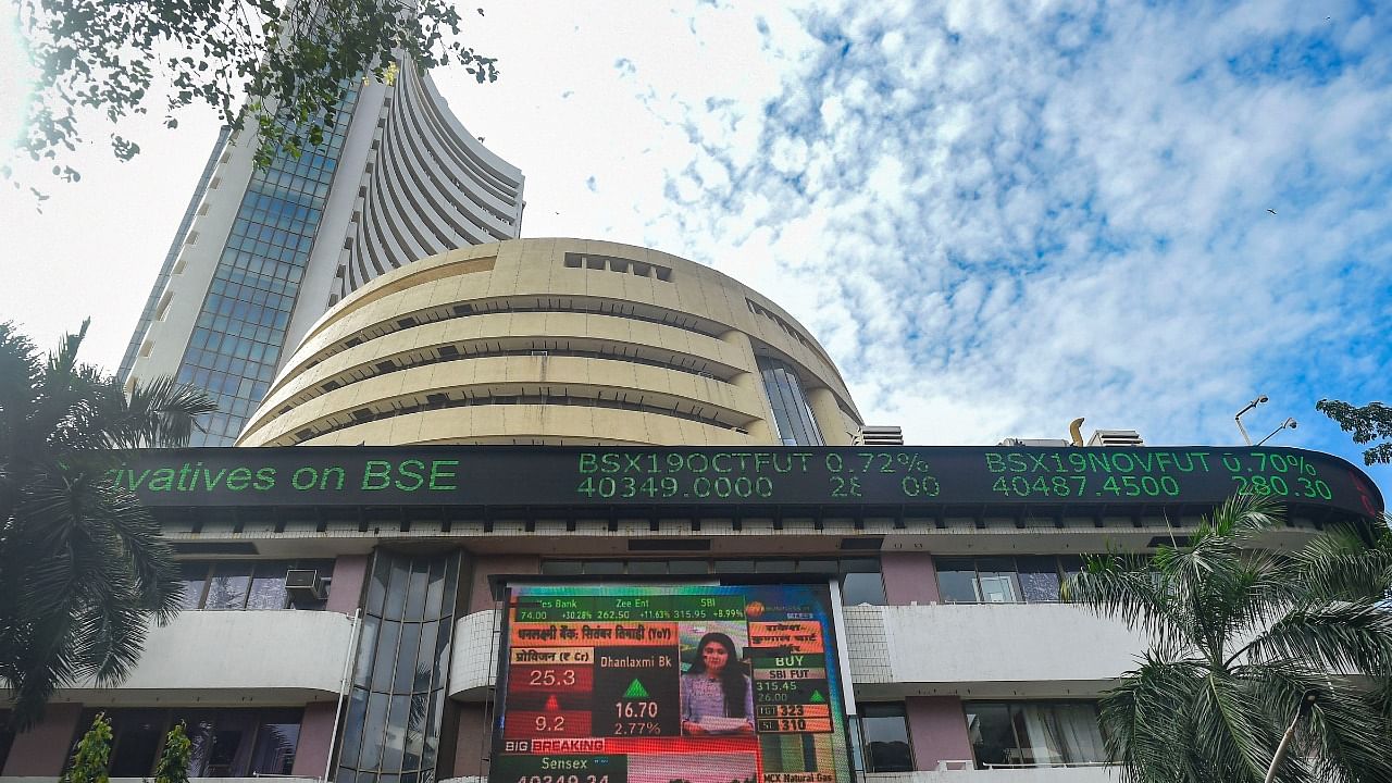 The Bombay Stock Exchange (BSE) seen from Dalal Street in Mumbai. Credit: PTI File Photo