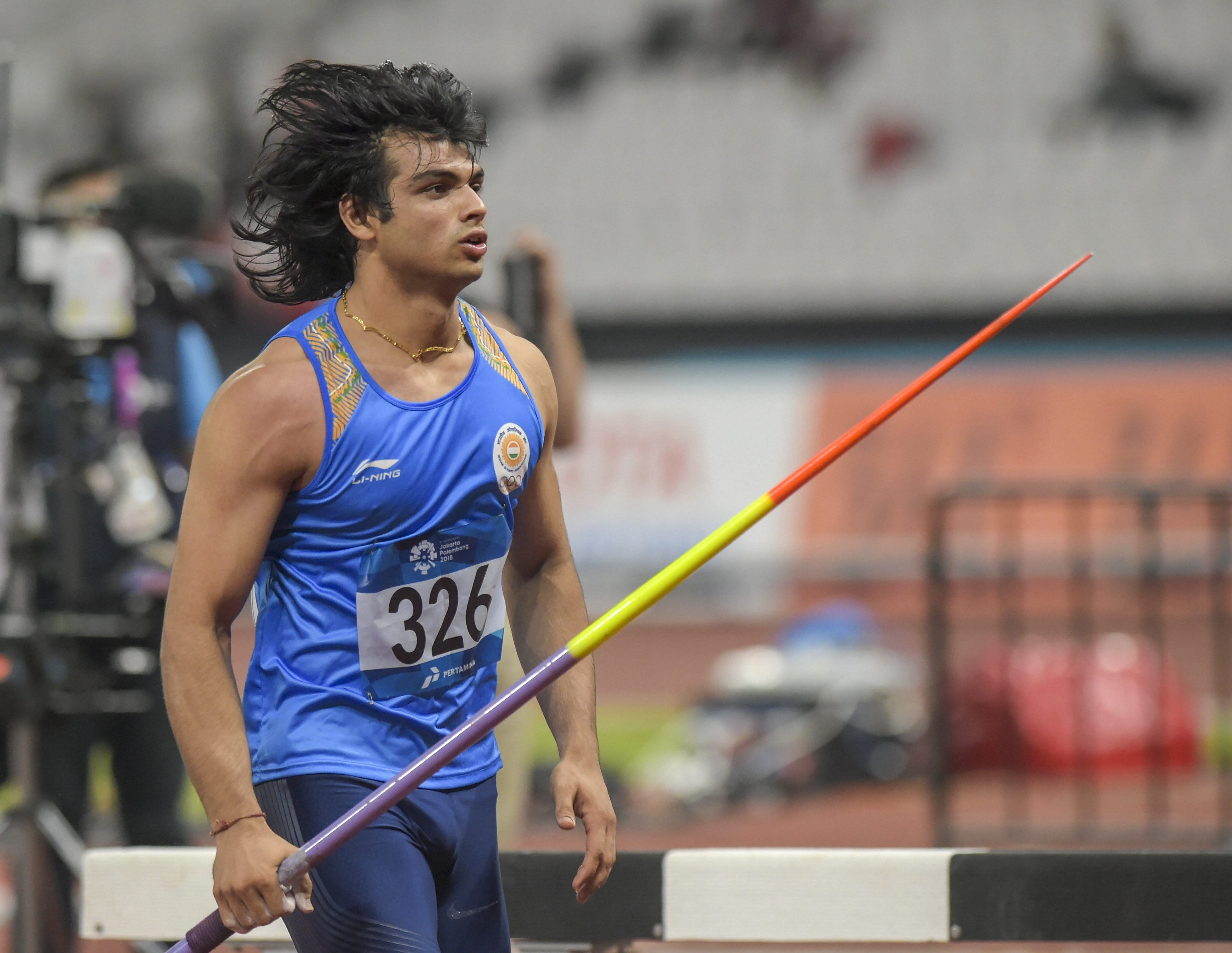 Gold medallist India's Neeraj Chopra. Credit: PTI File Photo