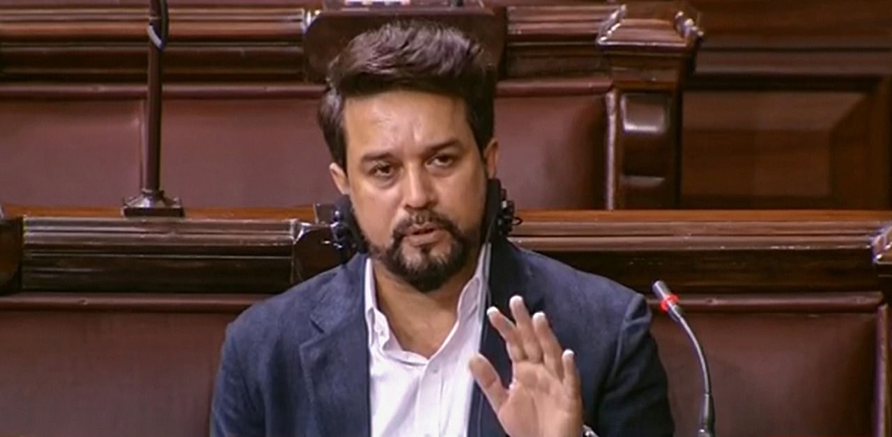 Anurag Thakur on Saturday said the government is open to evaluate and explore new technologies. Credit: PTI Photo