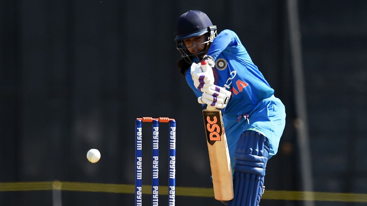 India captain Mithali Raj scored a half-century to take India to 177/9 against South Africa in their first ODI match against South Africa. Credit: AFP File Photo 