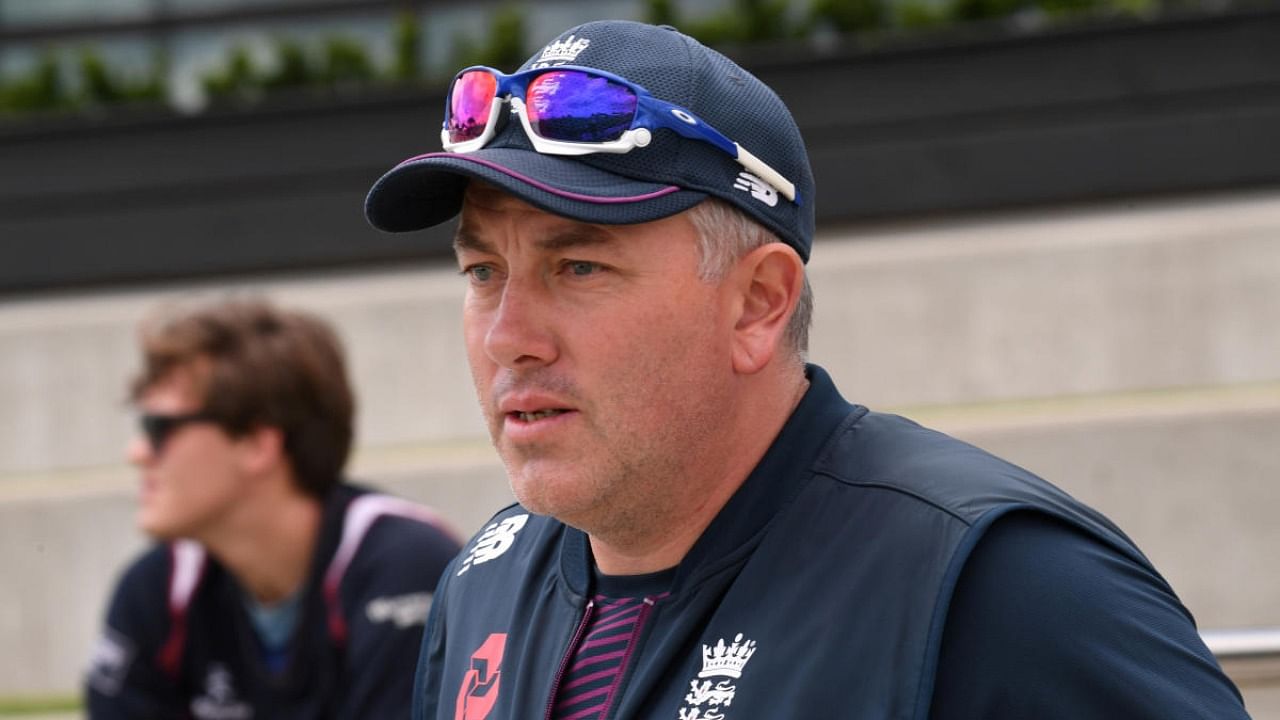 England cricket team head coach Chris Silverwood. Credit: Reuters.
