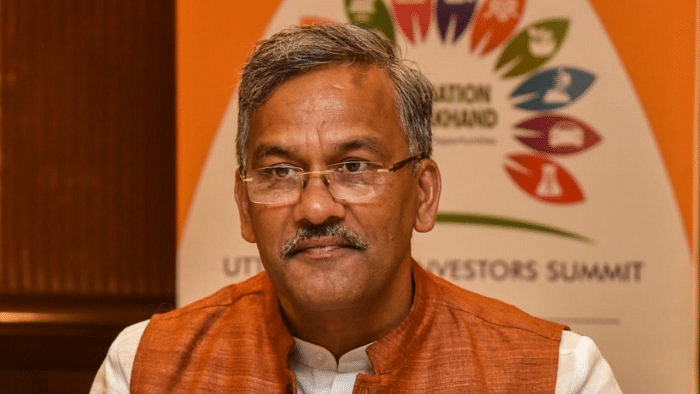 Uttarakhand CM Trivendra Singh Rawat. Credit: DH File Photo