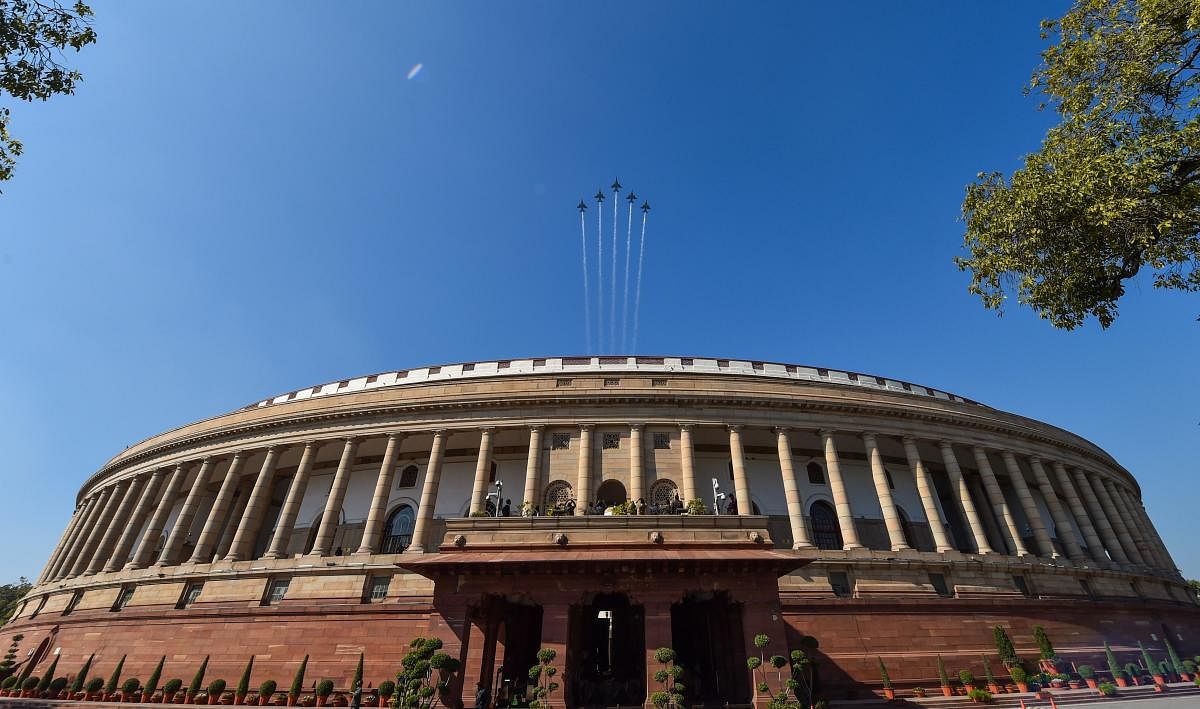 Parliament of India. Credit: PTI photo.