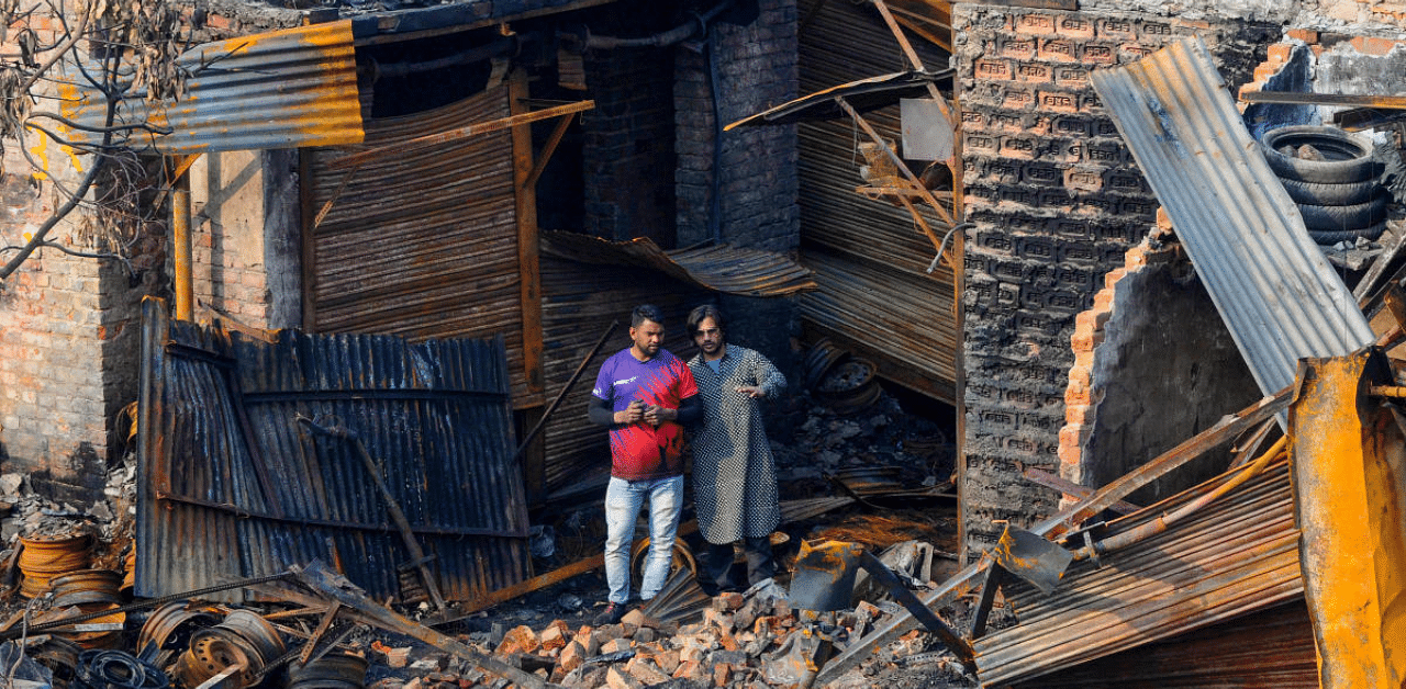 Aftermath of riots in North East Delhi. Credit: PTI Photo
