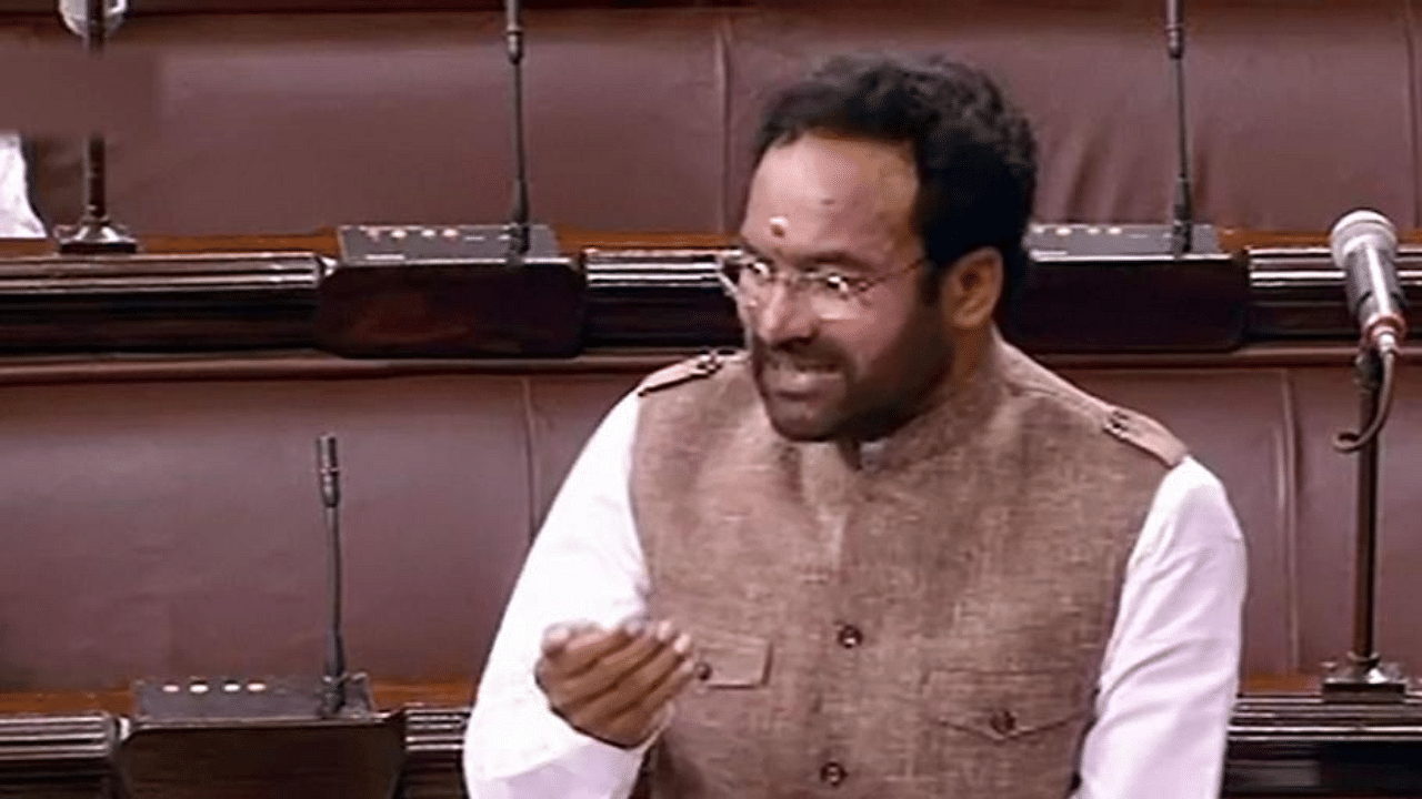 Union Minister of State for Home G Kishan Reddy. Credit: PTI File Photo.