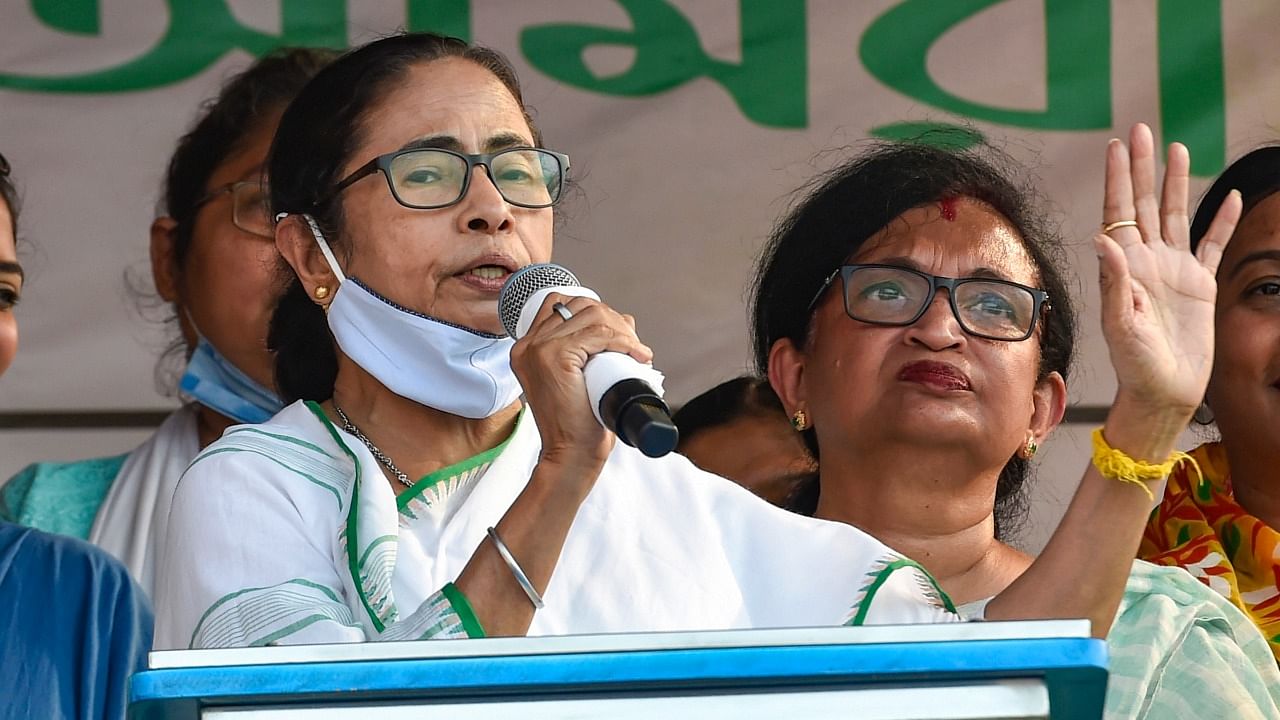 West Bengal Chief Minister Mamata Banerjee is set to face BJP's Suvendu Adhikari at Nandigram. Credit: PTI File Photo