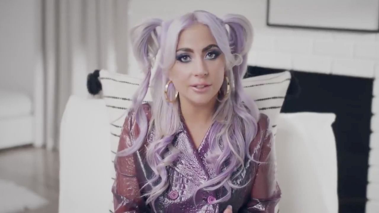 Lady Gaga delivers a video message to the Japanese people, on the 10th anniversary of an earthquake and tsunami that struck Japan. Credit: Twitter/@@ladygaga