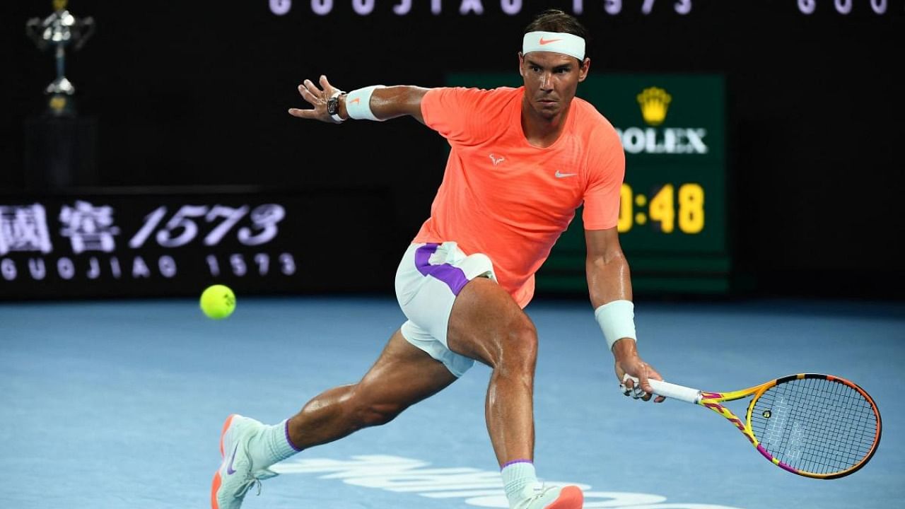 Rafael Nadal. Credit: AFP file photo.