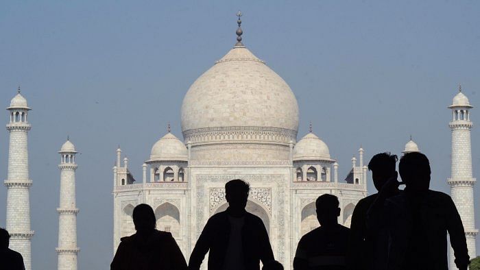 A view of the Taj Mahal. Credit: PTI Photo