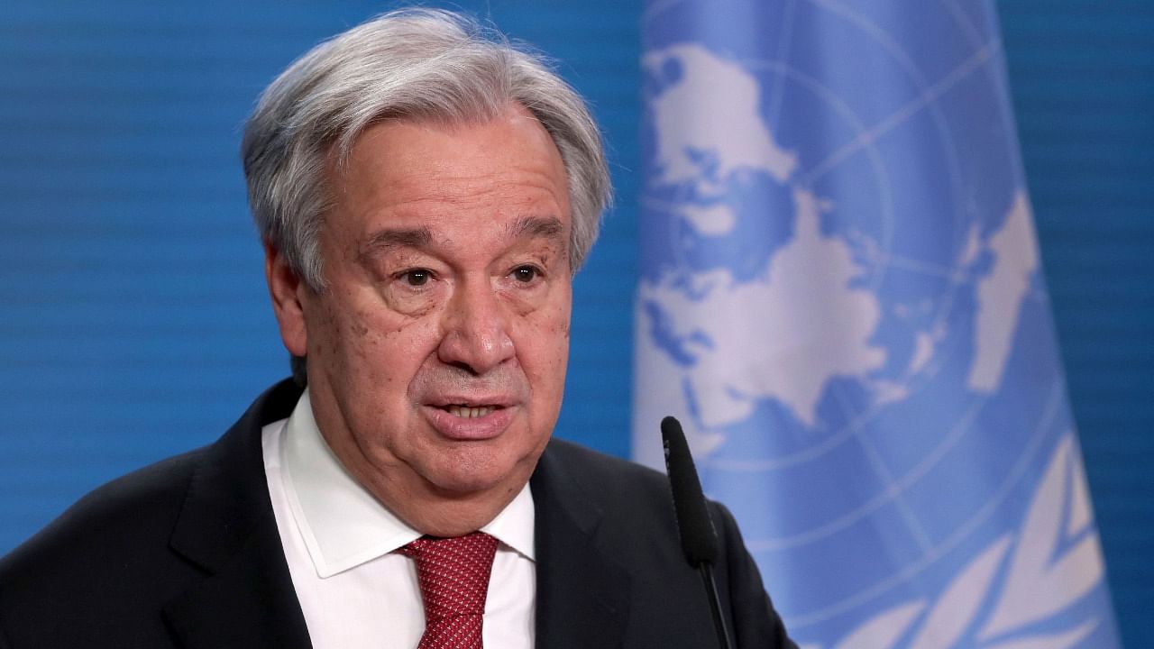 UN Secretary-General Antonio Guterres Credit: AFP File Photo