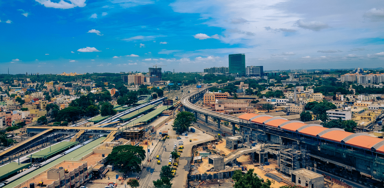 A general view of Bengaluru. Credit: DH photo. 