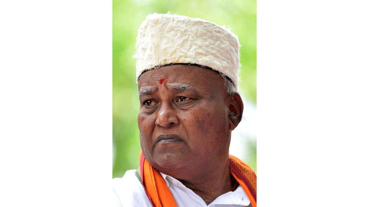 Former Karnataka Minister Katta Subramanya Naidu. Credit: DH Photo