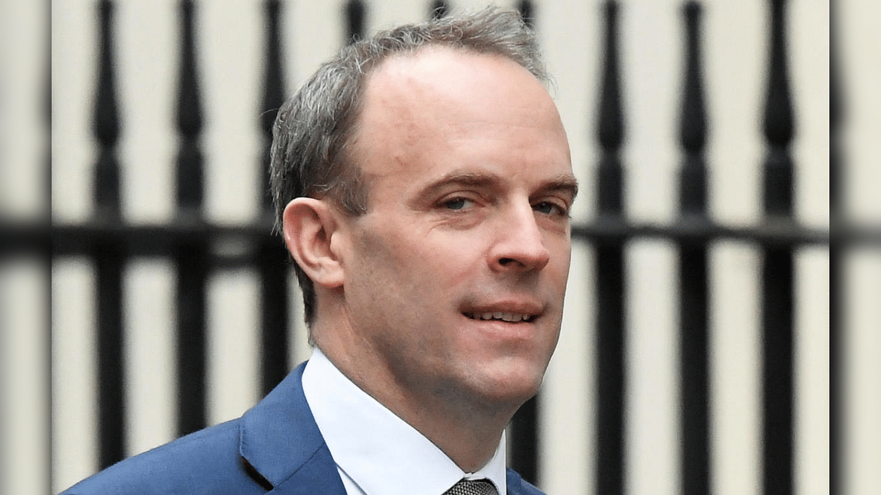 Britain's Foreign Secretary Dominic Raab