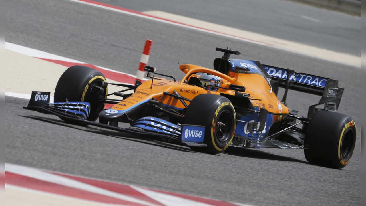 McLaren's Daniel Ricciardo in action during testing. Credit: Reuters Photo