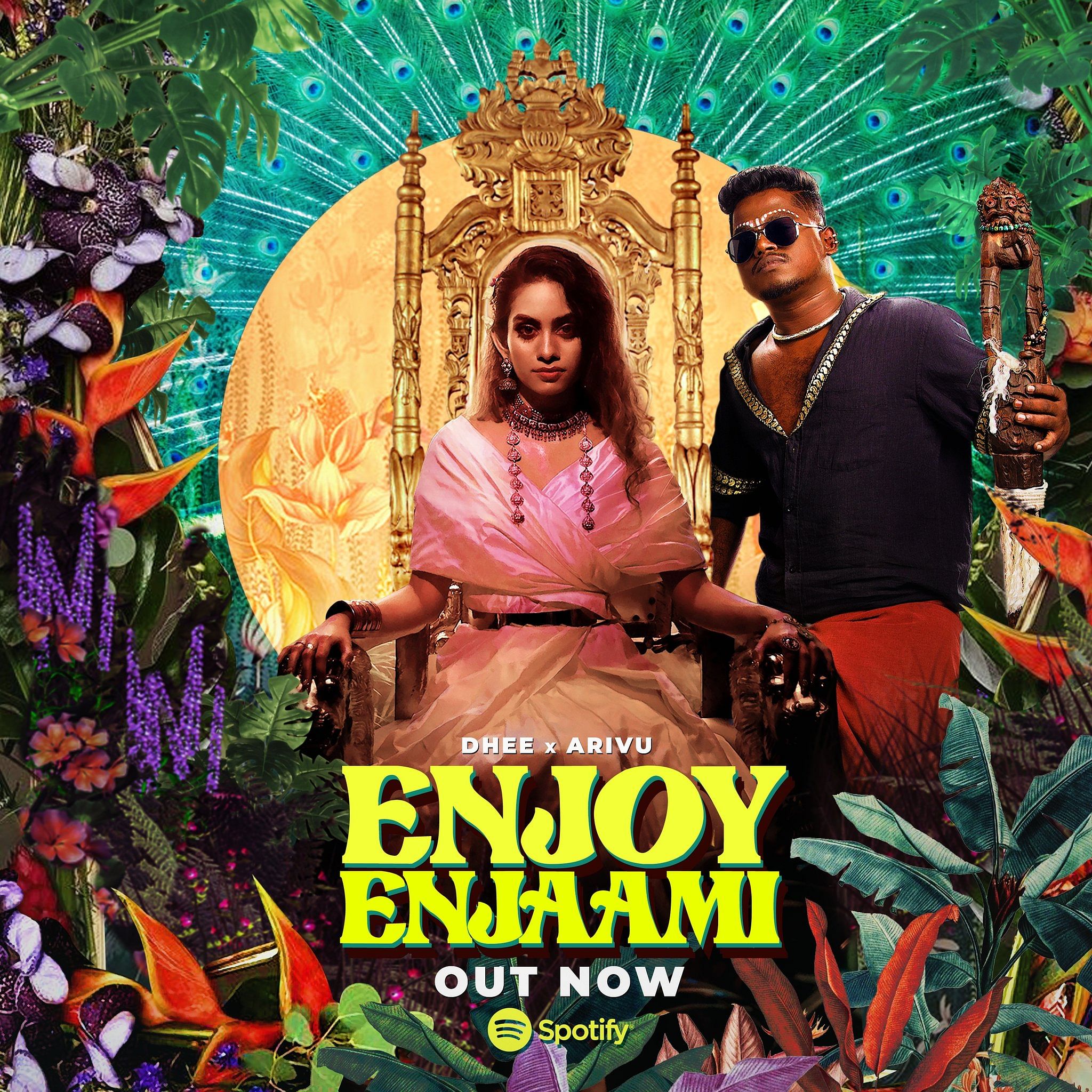 'Enjoy Enjaami', featuring Dhee and Arivu, has garnered over 10 million views on YouTube since its release on March 7. 