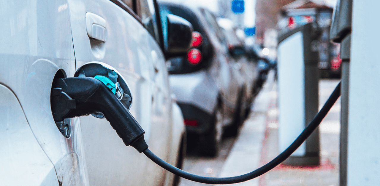 If electric vehicle sales gradually ramped up to 60% over the next 30 years, as projected by analysts at IHS Markit, about 40% of cars on the road would be electric in 2050. Credit: iStock photo. 