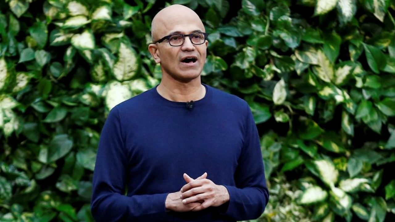 Microsoft CEO Satya Nadella. Credit: Reuters.
