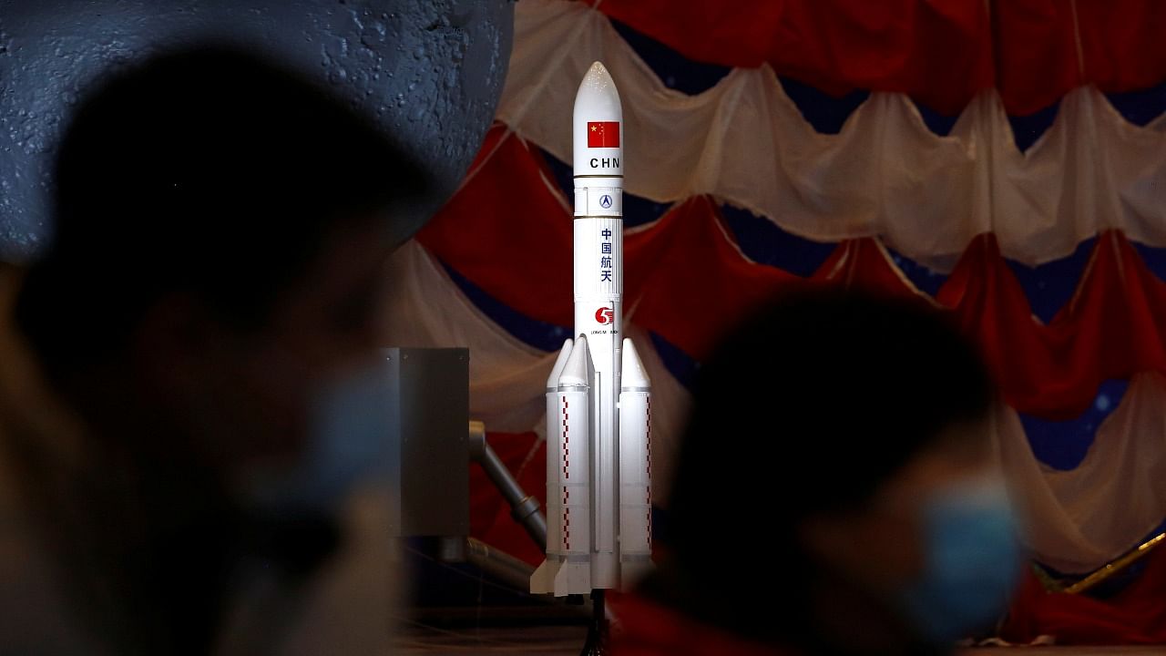 China's lunar exploration program Chang'e-5 Mission exhibition at National Museum in Beijing. Credit: Reuters Photo