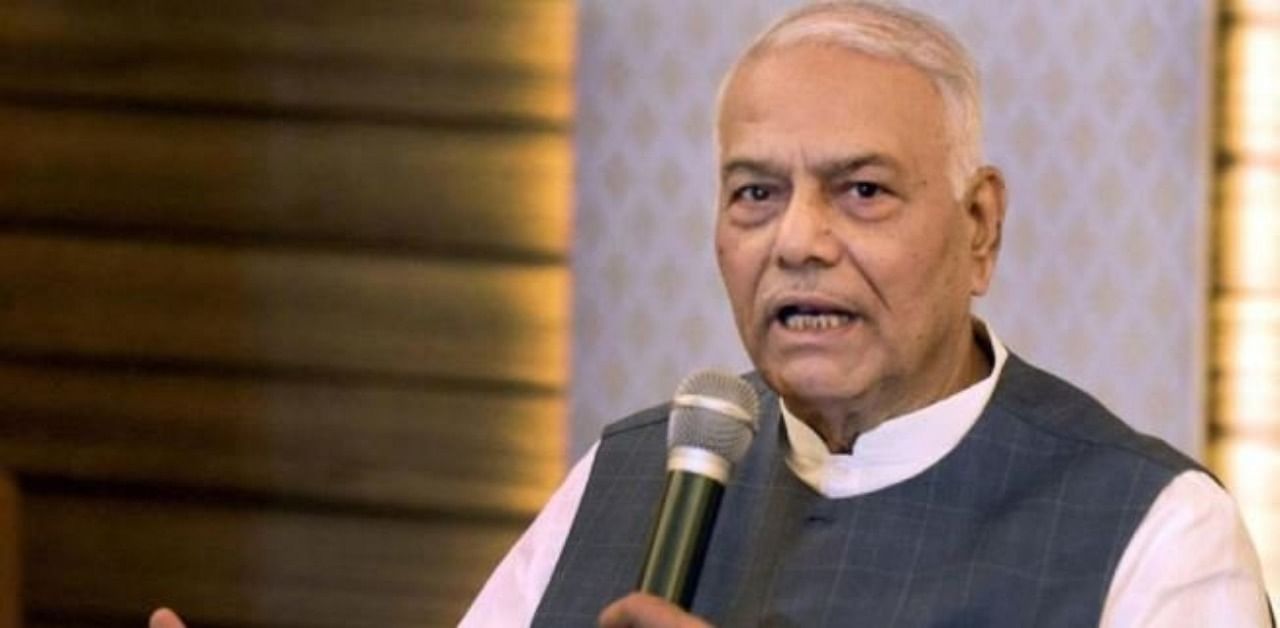BJP veteran and former union minister Yashwant Sinha. Credit: DH File Photo